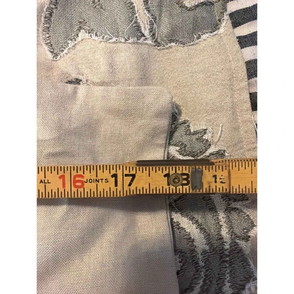 Pottery Barn Embroidered Pumpkin Pillow Cover 18x18 Cotton Fall Decor Terracotta